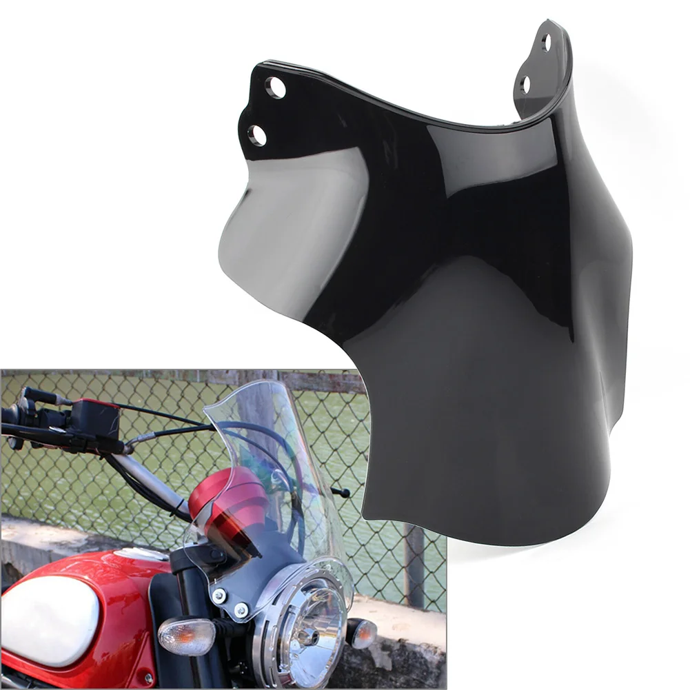 

Motorbike ABS Windshield Windscreen Wind Deflector Black for DUCATI SCRAMBLER 800 2015 2016 2017 2018 2019 2020