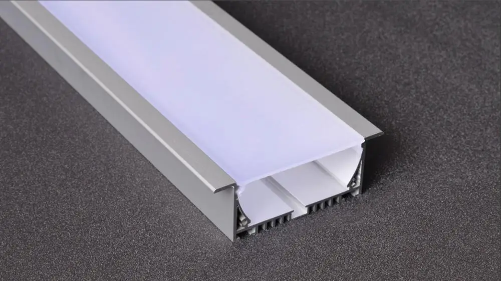 

free shipping 1.8m/pcs 10m/lot Big Size Mounted Aluminum Profile LED Channel , Aliminyum LED Profile for ceiling lighting