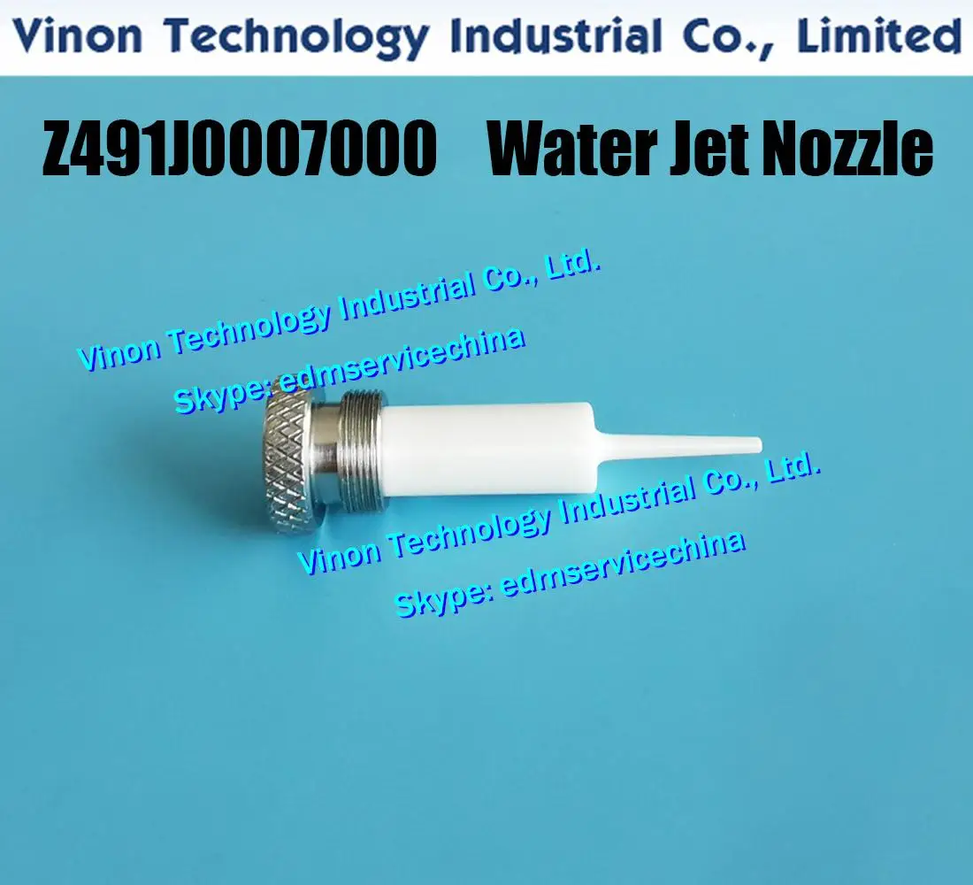 Z491J0007000 Water Jet Nozzle ID=2.0x0.6mm for Makino W32FB.W53FB.Uj.UP53j Needle 10 stamped water jet diameter 2.0 mm