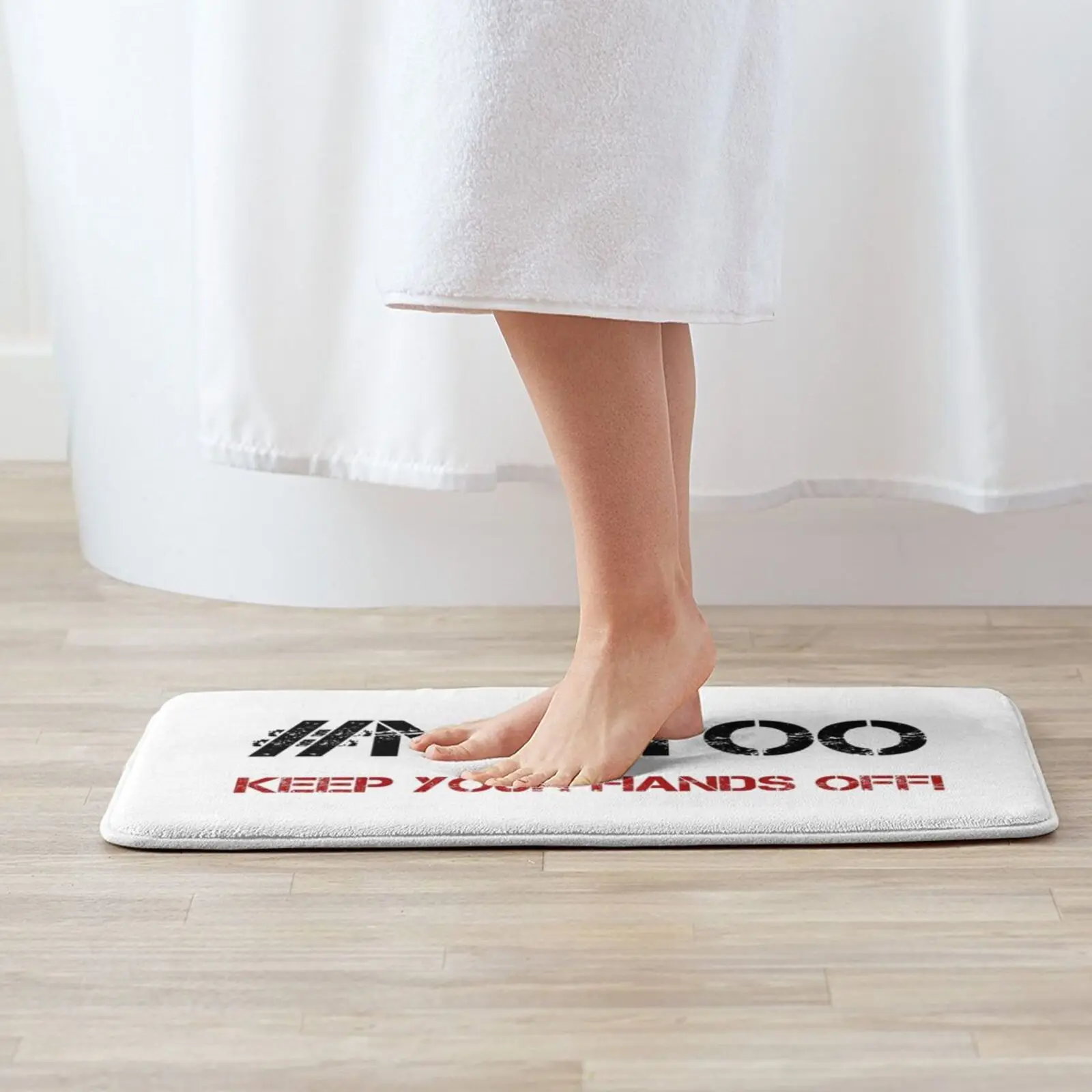 #metoo Keep Your Hands Off ... Entrance Door Mat Bath Mat Rug Hannah Montana Miley Cyrus Tv Show Program Anti-Slip Bedroom