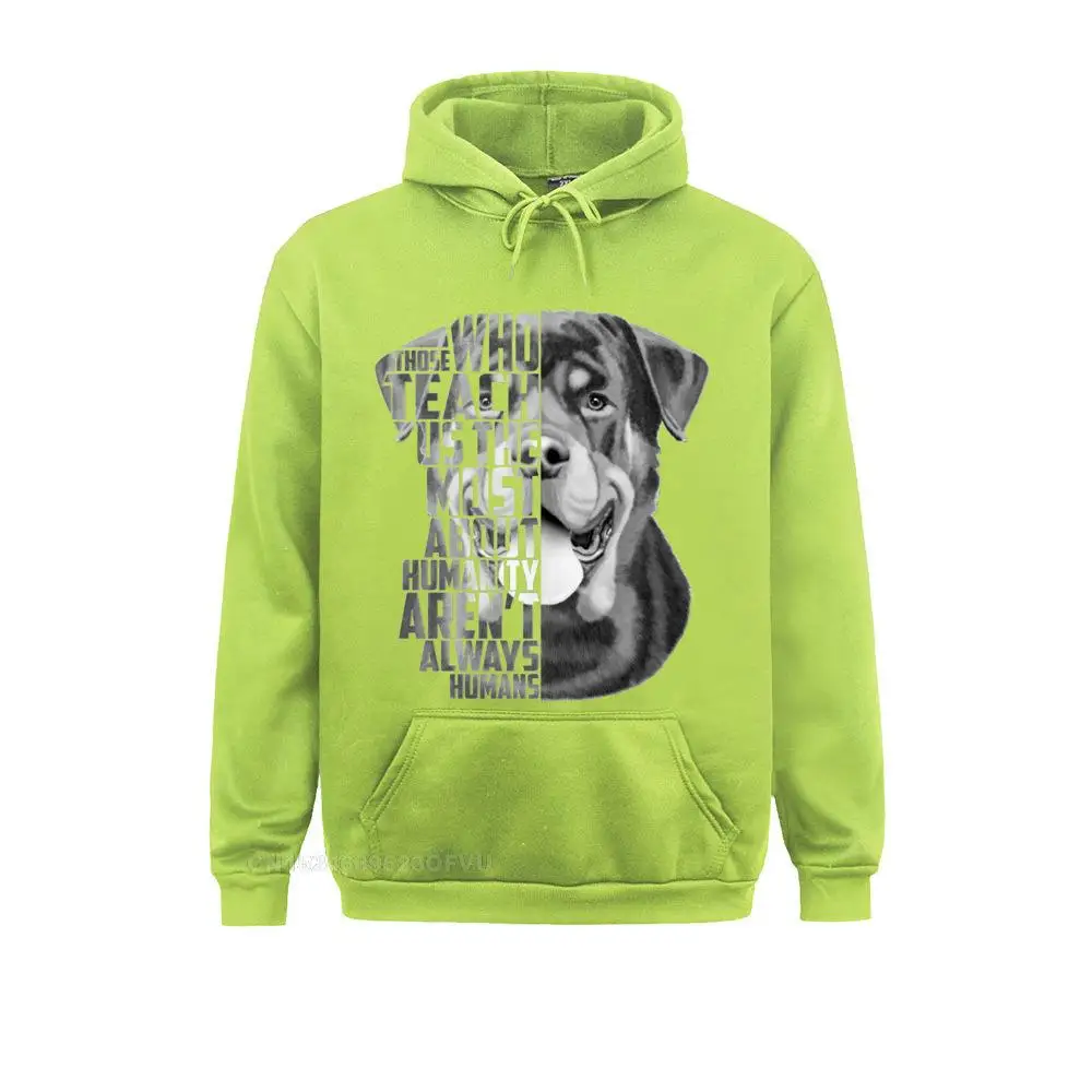 Vintage Rottweiler Head Loyalty Quote Portrait Dog Hoodie Men Crewneck Percent Cotton Sweater Wholesale