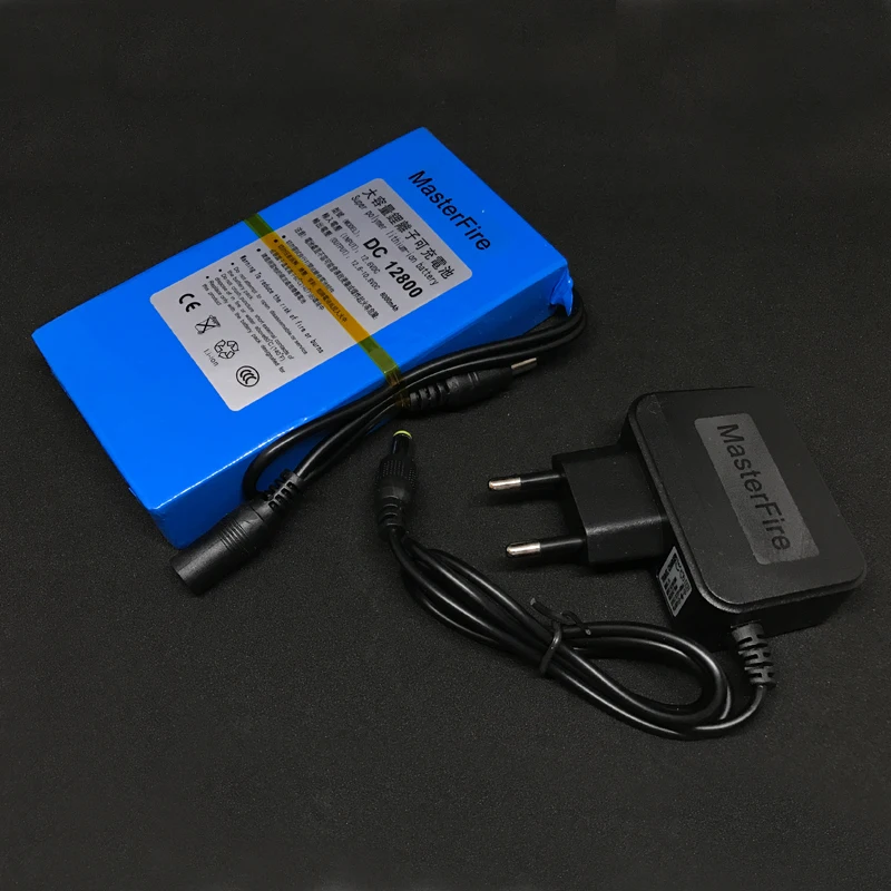 Portable DC 12V 8000MAH Super Rechargeable Over Charge Backup Polymer Lithium-ion Battery Pack DC 12800 For CCTV Wireless Camera