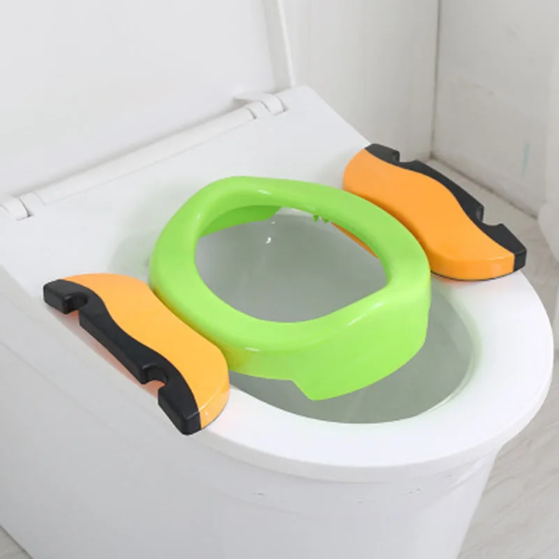 Baby Travel Potty Seat 2 in1 Portable Toilet Seat Kids Comfortable Assistant Multifunctional Environmentally Stool L0228