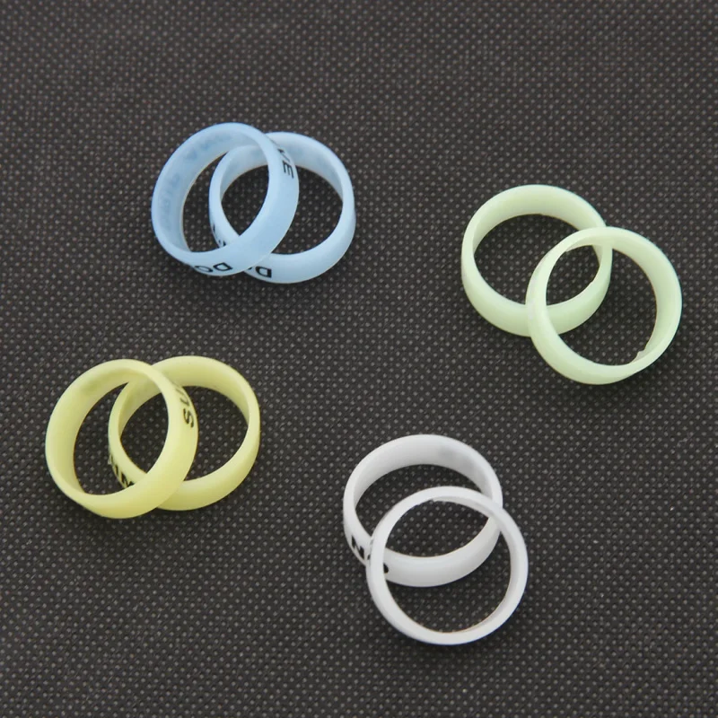 Imagem -04 - Bandas de Pesca Fluorescentes Anel Antiderrapante do Silicone Haste em Forma de o Anel de Parada 13 Mm22 mm
