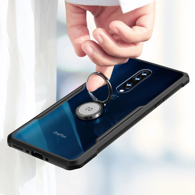 For Oneplus 7T чехол Xundd Shockproof Transparent PC TPU Bumper Back Cover