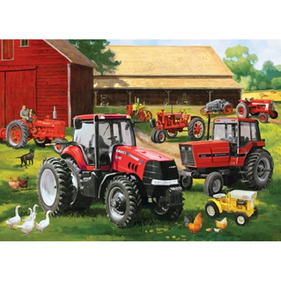 Diy 5D Tractor Farm Full Square Round Diamond Painting Cross Stitch Kits Art High Quality Scenic 3D Paint By Diamonds