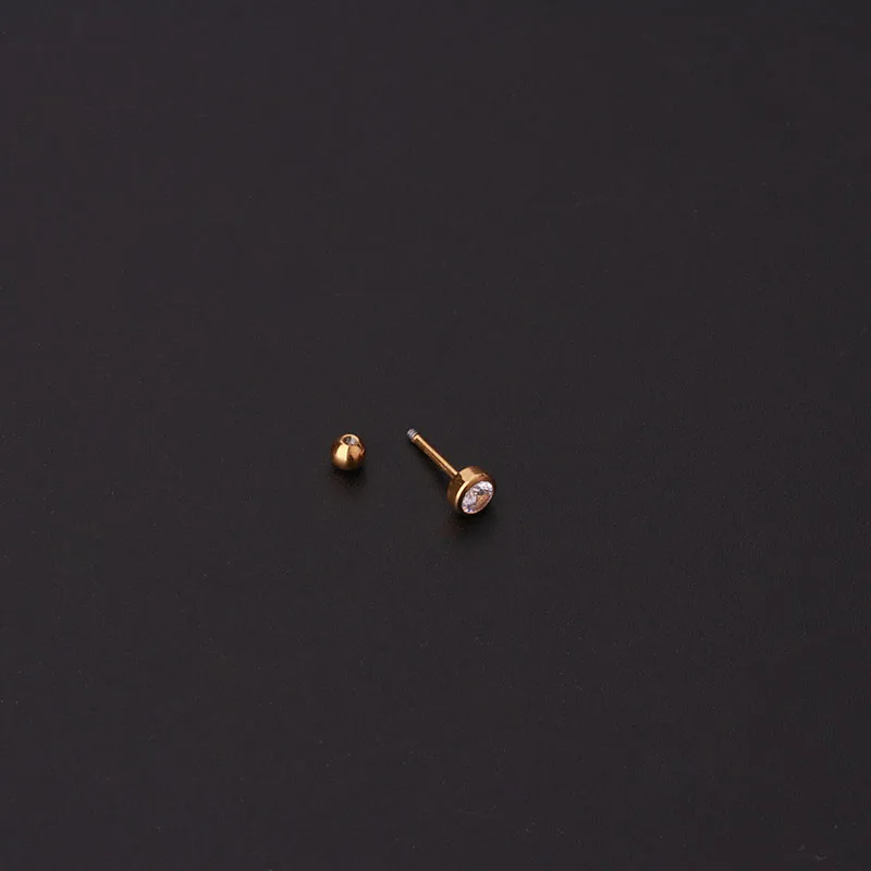 Nuovo 1 pz acciaio inossidabile luna fiore Bar orecchio Piercing cartilagine elica Piercing donna uomo gioielli per il corpo