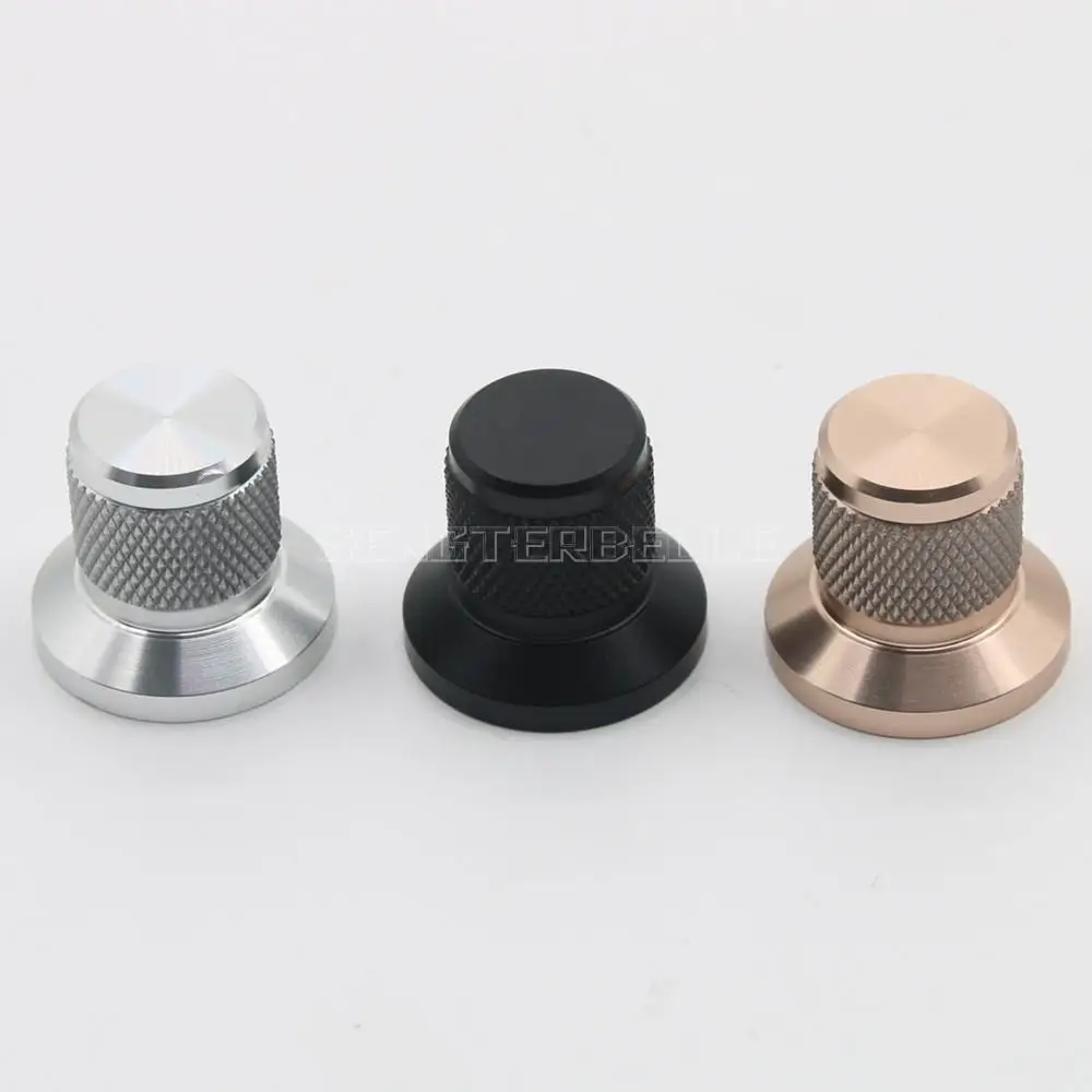 อลูมิเนียม Volume Knob เครื่องขยายเสียงระบบเสียง HiFi ลำโพง Potentiometer Knob