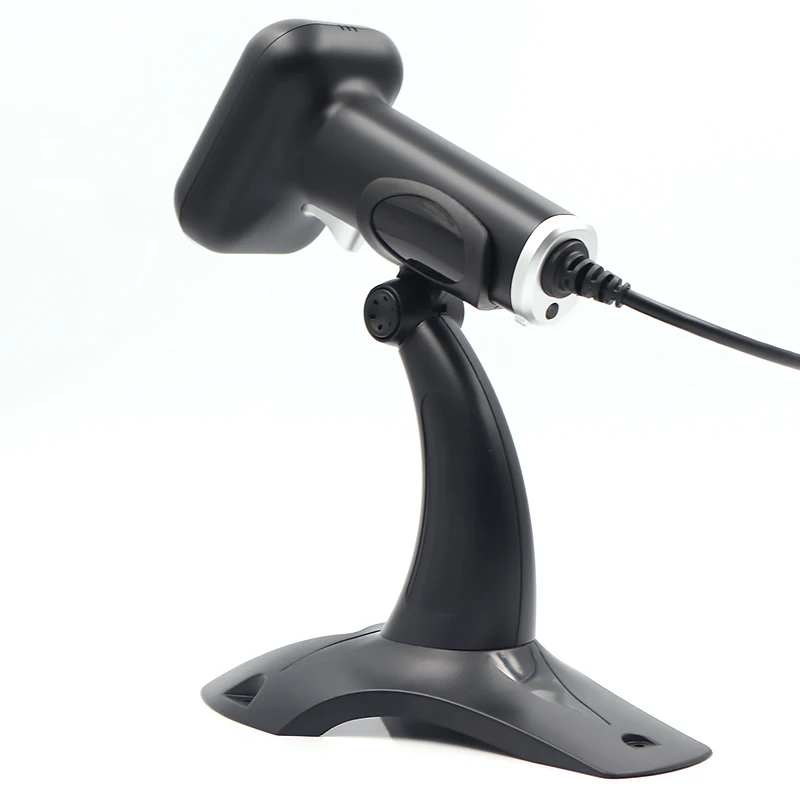 USB Wired Barcode Scanner With Stand,  2D 1D QR Code Scanners For Computer POS Support Automatic Screen Scanning