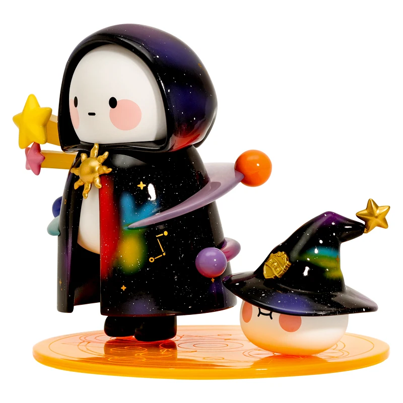 POP MART BOBO and COCO Magician Figurine Kawaii Ornaments Figurines Home Decor Desktop Model Dolls Gilrs Gift Model Toys