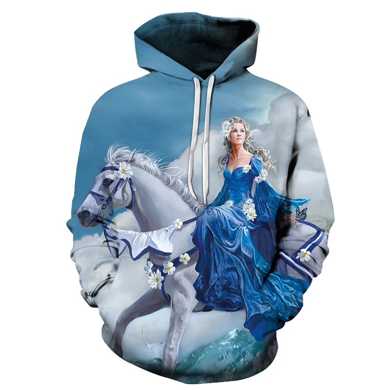 Horse Animal 3D Printed Hoodie Sweatshirts Men Women Fashion Casual Harajuku Style Tracksuit Pullover Hip Hop Streetwear Hoodies