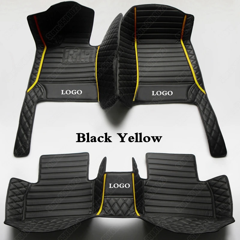 Custom 3D Car Floor Mats for Volvo V90 V40 C30 V60 S80 S90 S40 S60 XC70 XC90 XC40 XC60 Auto Carpet Cover Leather Car Fot Pads