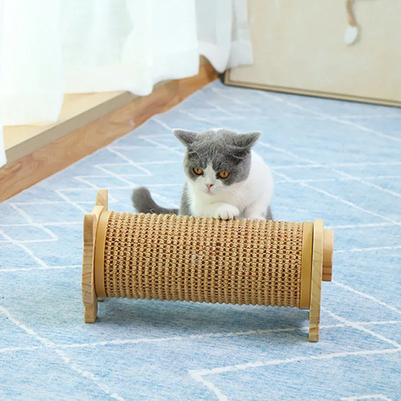 Colonne à gratter en Sisal pour chat, aiguiseur de griffes de chat, poste à gratter en carton, canapé de maison, protection contre les rayures, jouet d'entraînement