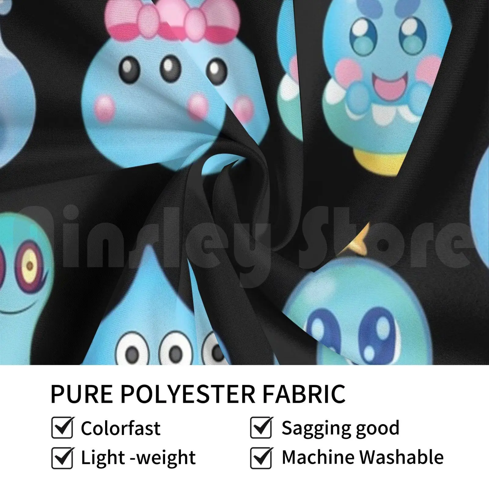 Blue Slime Buddies Customized Tapestry Poring Ragnarok Online Hope Chan Rimuru Tempest Rimuru Tensura