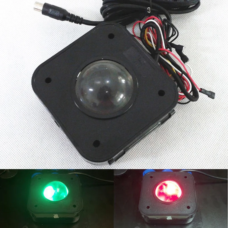 

Arcade 4.5CM Illuminated LED Trackball Mouse PS/2 PCB Connector for Jamma MAME Bartop Machines