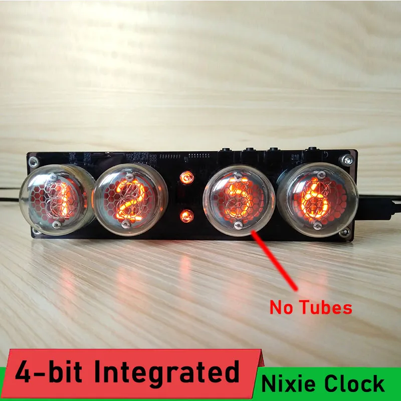 Glow Tube Clock 4-bit Integrated + Remote control RGB LED DS3231 TIME Nixie Clock QS30-1 SZ1-1 SZ3-1 SZ-8 ZM1020 Z560M