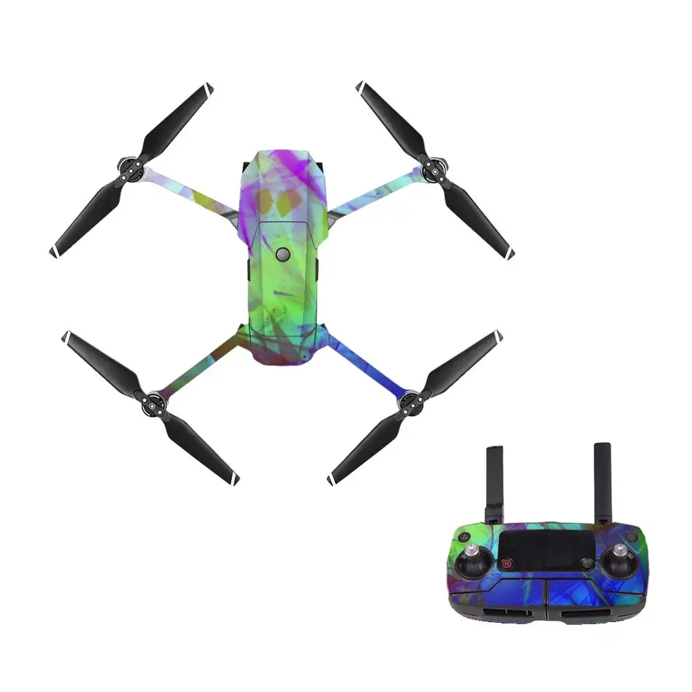 Trend Style 9 Decal Skin Sticker For DJI Mavic Pro Drone + Remote Controller + 3 Batteries Protection Film Cover