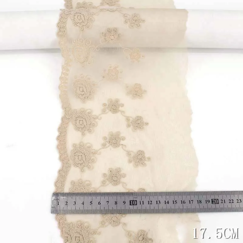 28Yards Flowers Lace Trim Bra Underwear Sofa Curtain DIY Clothing Accessories Sewing Lace Applique French Net Lace Fabrics