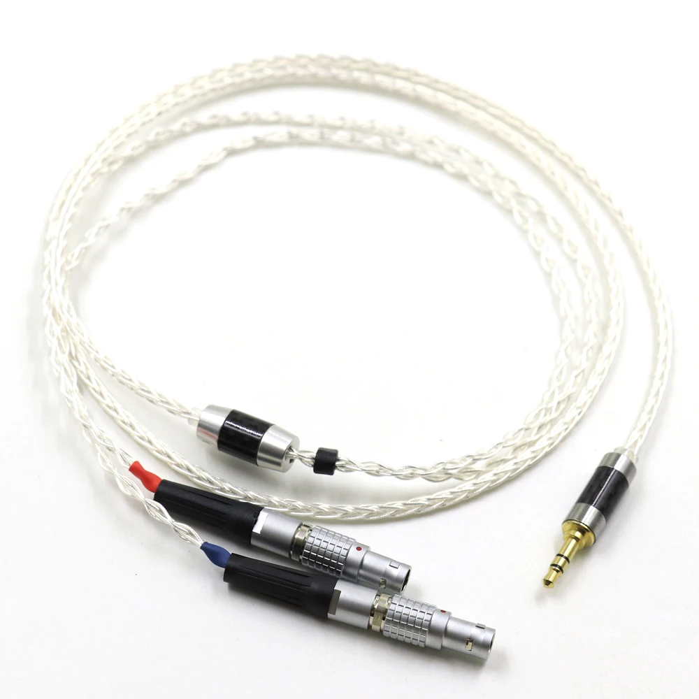 

Thouliess HIFI Xlr 2.5 3.5 4.4 mm 152 Cores Silver Plated Headphones Replacement Cable Upgrade Cabl for Focal Utopia ELEAR