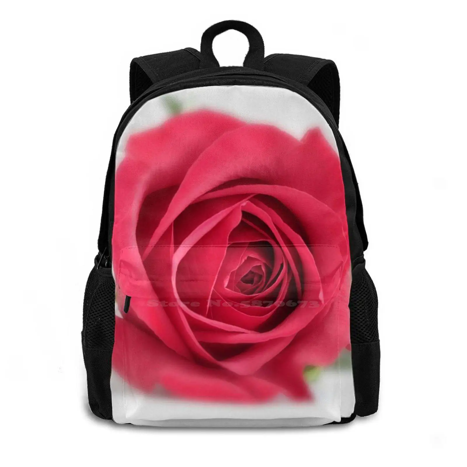 Gentle Rose New Arrivals Unisex Bags Casual Bag Backpack Alophoto1 Anita Christian Artist Inspirational Nature Outdoors Plant