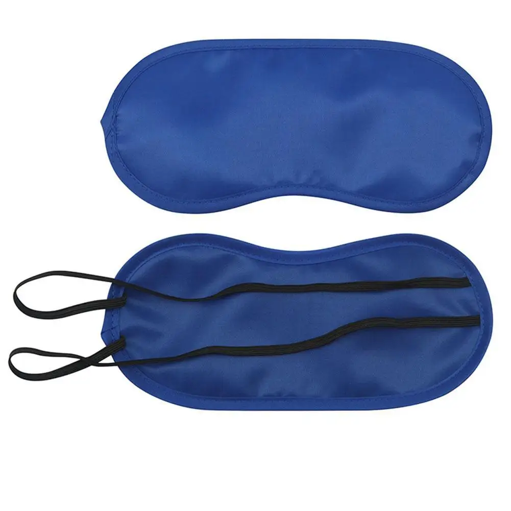 Lunch Break Sleep Eye Mask Satin Light Blocker Sensual Blindfold Day Night Relaxing Soft Portable Eye Mask Eyeshade Cover