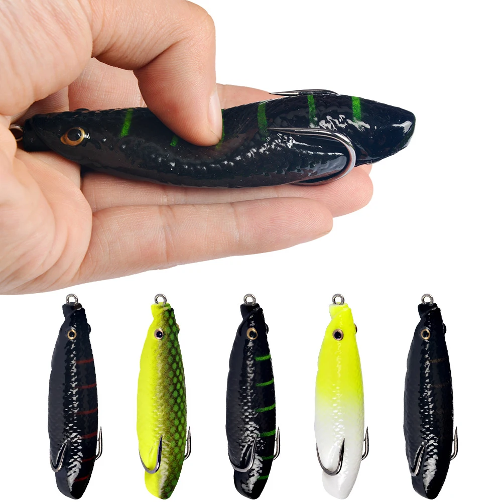Señuelo rana silicona artificial – Wobbler Crankbait para arrastre - imagen 2