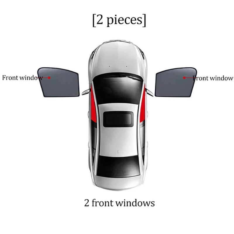 Custom For Mercedes Benz C Class W205 S205 Avant Wagon 2016-2021 Car Sunshade Front Windshield Curtain Rear Side Window Sunshade image 3