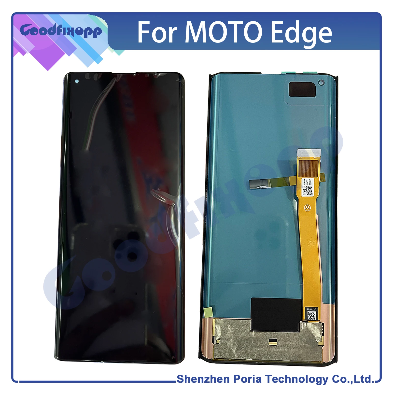 

100% Протестировано Высокое качество для Motorola MOTO Edge + T2063-3 ЖК-дисплей датчик сенсорный экран дигитайзер в сборе ЖК-сенсорный экран