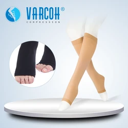 Compressione Calzini E Calzettoni Degli Uomini Delle Donne 30-40 mmHg Open Toe Supporto per Medico Infermiere di Volo, Volo, Da Viaggio, la gravidanza, Maternità, Vene Varicose, Edema