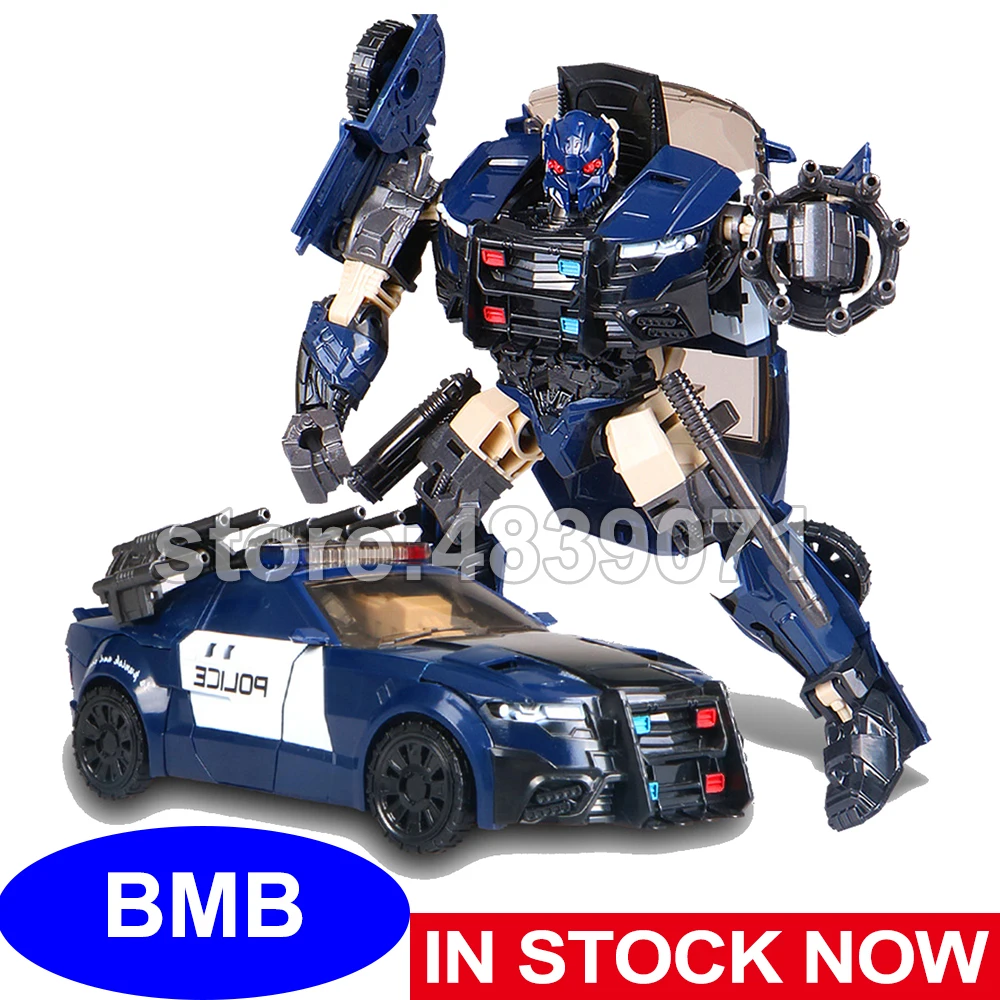 In Stock BMB Transformation Car Model Set G1 Barricade TF5 Polic Voyager Oversize Deformation Action Figures Children's Toy Gift