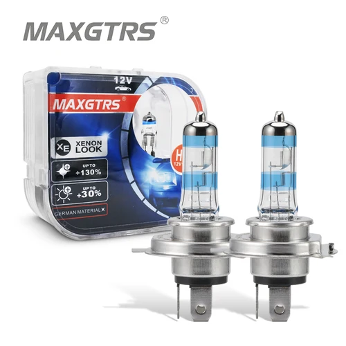 Imagen 1 del producto 2x100W H1 H7 H8 H11 9005 HB3 9006 HB4 faro HOD Xtreme lámpara 3900K xenón blanco azul vidrio reemplazo bombilla halógena para coche