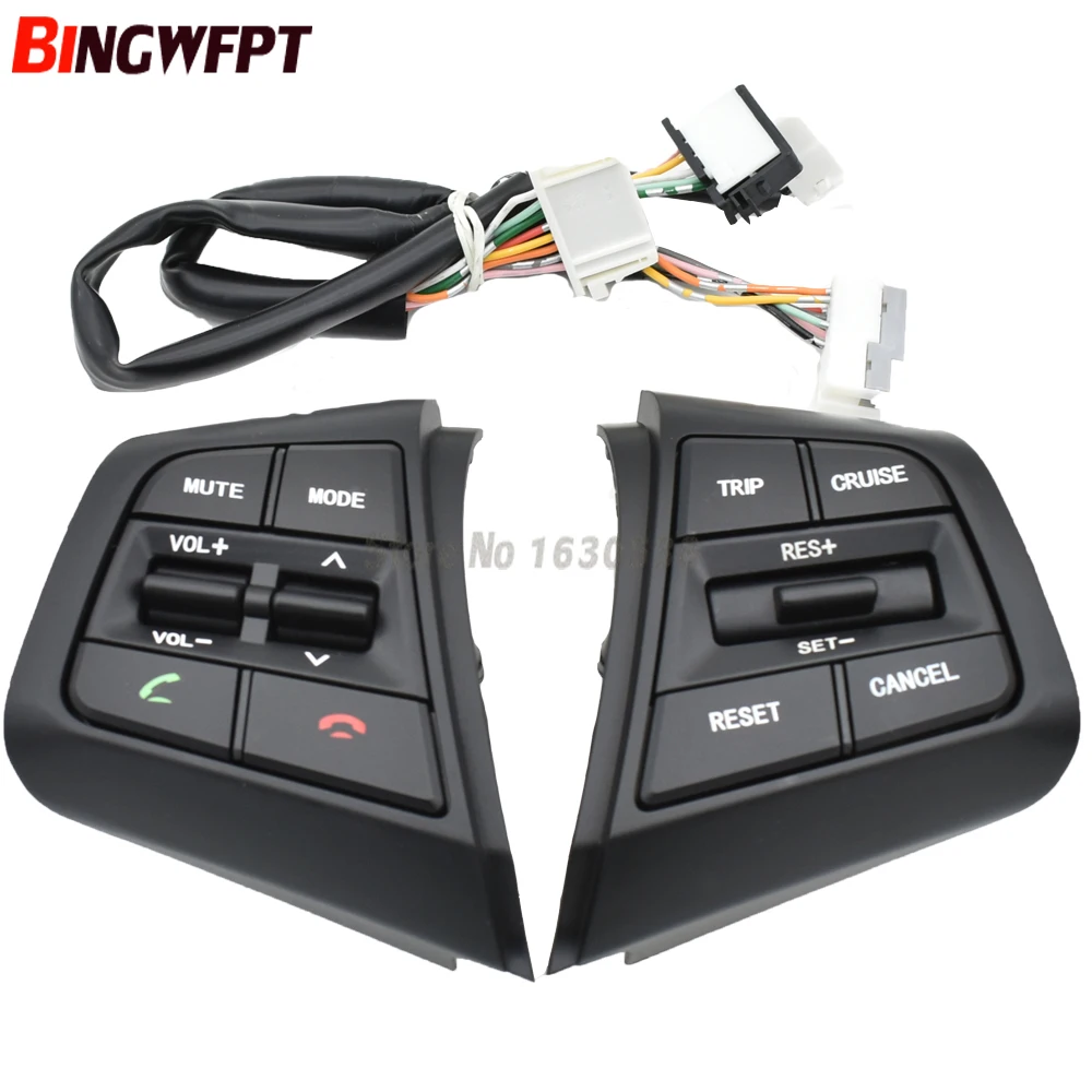 Car accessories For Hyundai ix25 (creta) 1.6L 2015 2016 2017 Steering Wheel Cruise Control Buttons Remote Control Volume Switch