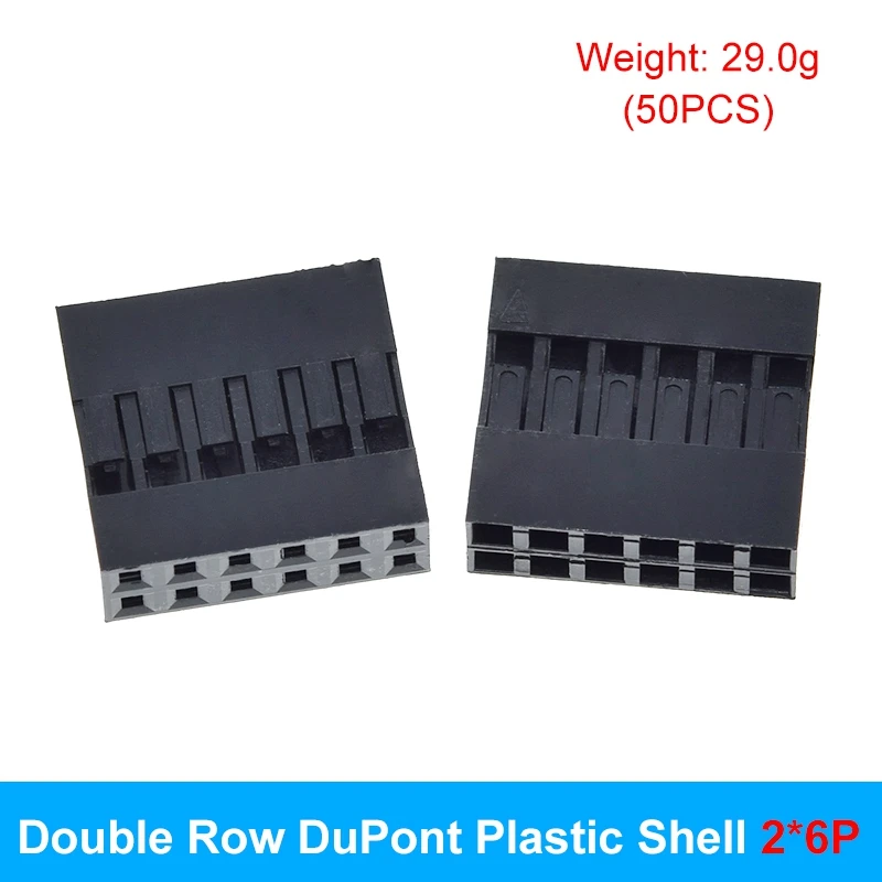 Für DuPont-Drahtgehäuse aus Kunststoff, 2,54 mm, zweireihig, für DuPont-Drahtsteckverbinder 2P/3P/4P/5P/6P/7P/8P/9P/10P, Gehäuse für 2*4-polige/2*5-polige Steckverbinder – Detail 14