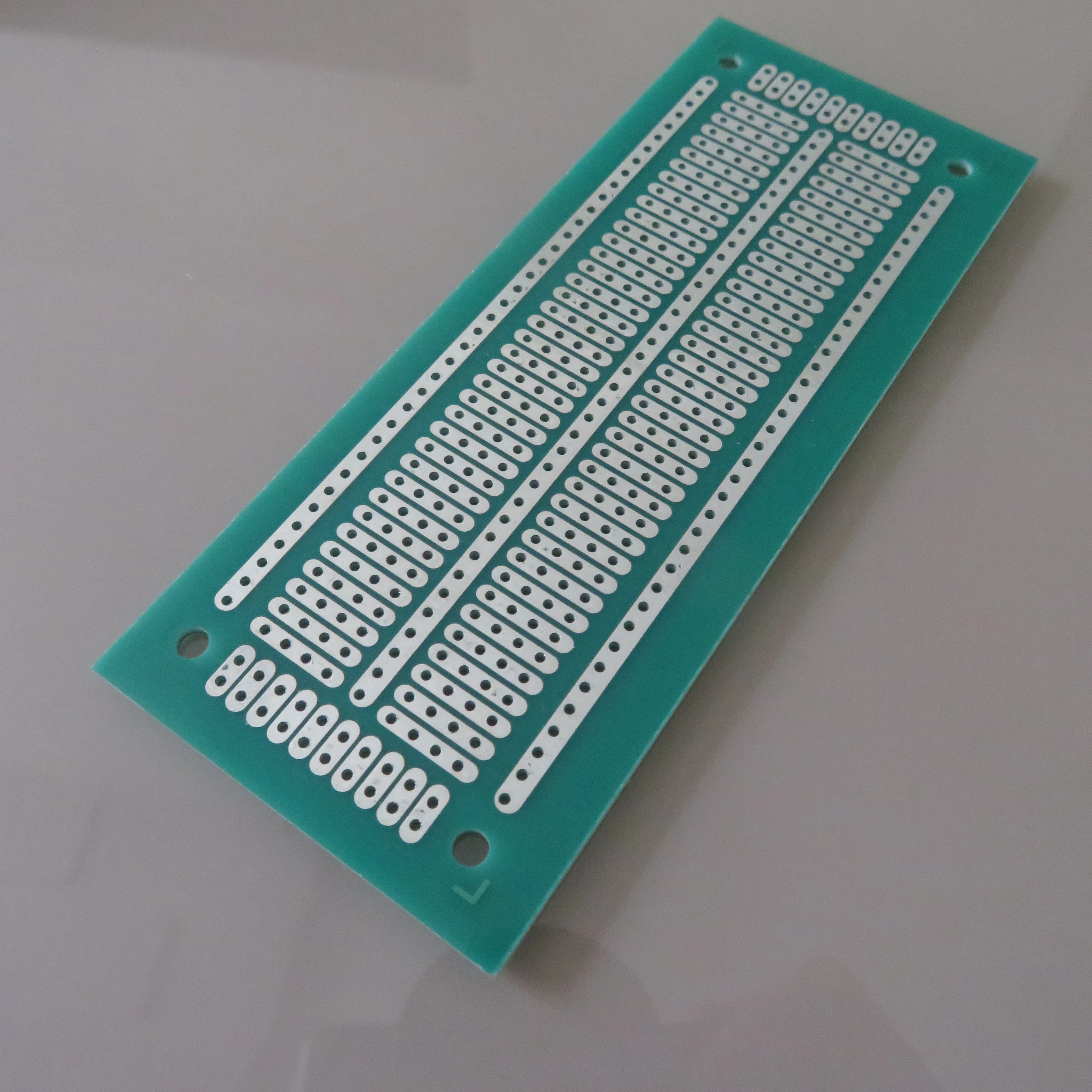 5pcs Stripboard Veroboard 4.7x11.6cm pcb 4er joint hole Single Side FR4 Fiberglass experiment circuit board Platine breadboa