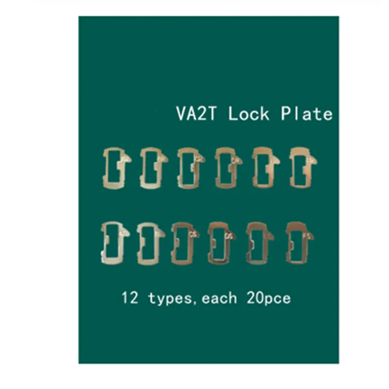 Blokada wafel 240 sztuk/partia VA2T blokada samochodu Reed blokada płyta dla peuge-ot citroe-n Auto Key Lock naprawa Accessorie