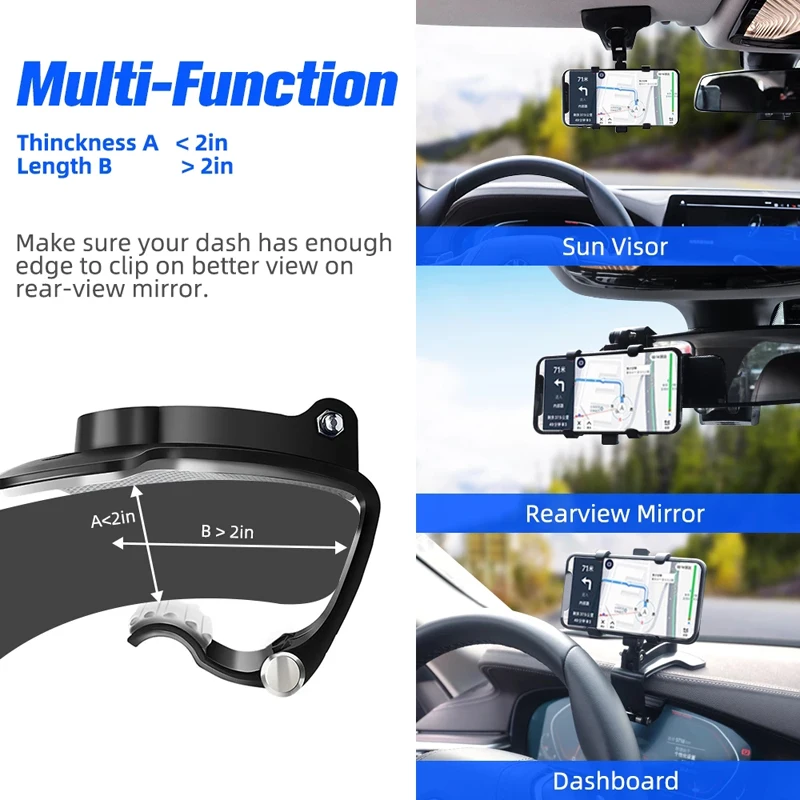 Car Phone Mount Dashboard Holder Phone Holder Stand For Kia Ceed Jd Picanto Rio 3 4 Sorento Soul Sportage 3 4