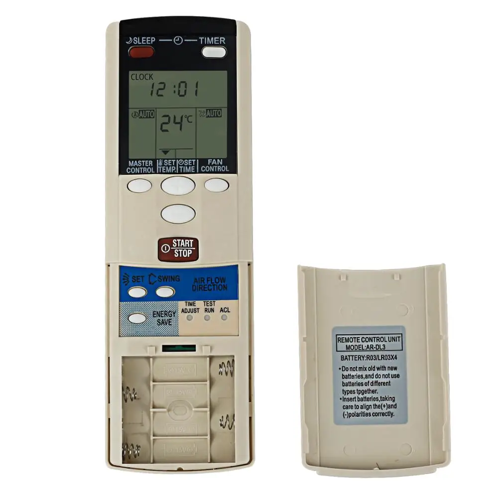 Remote Control Suitable for Fujitsu AR-DL1 AR-DL2 AR-DL3 AR-DL4 AR-DL5 AR-DL6  AR-DL15 KTFST003 Conditioner Air Conditioning