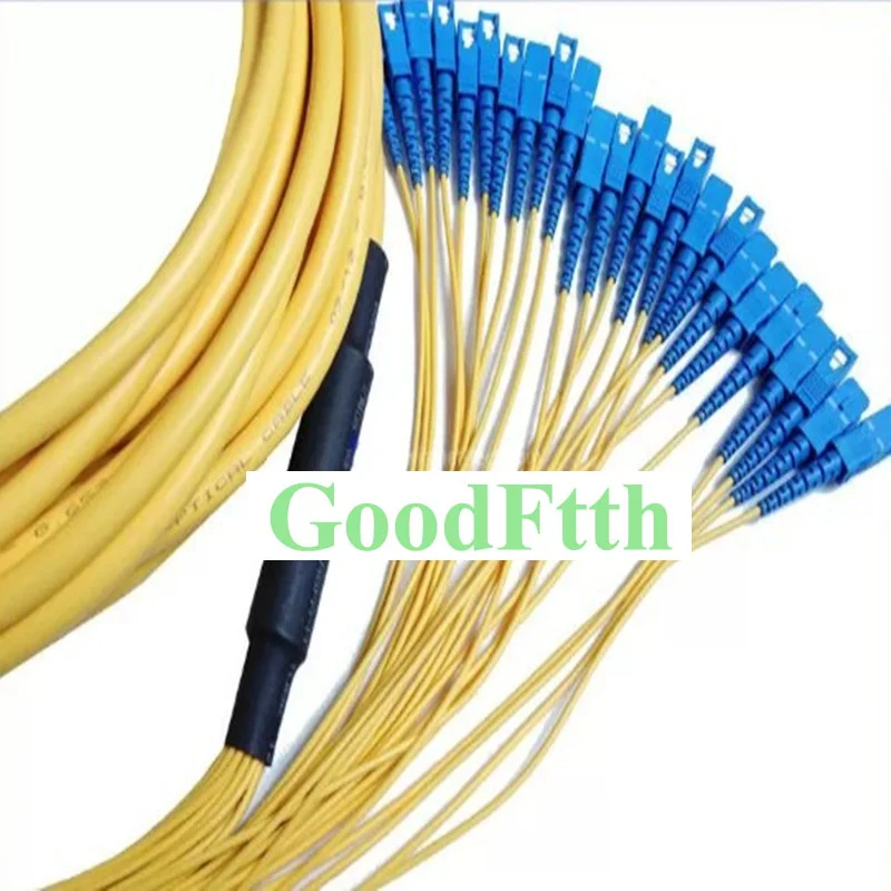 

Fiber Pigtail SC/UPC 24Cores SM Breakout GoodFtth 100-500m