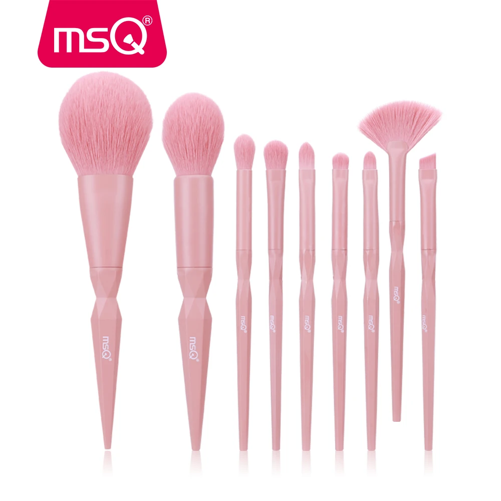 MSQ 10pcs 9pcs Makeup Brushes Sets Foundation Powder Concealer Eyeshadow Synthetic Bristles Highlighter Lip Make Up Beauty Tools