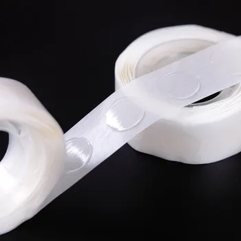 1CM 100 개/롤 양초 심지 스티커 양면 접착 도트 1CM 투명 흔적 없음 고정 접착제 양초 DIY 양초 만들기 