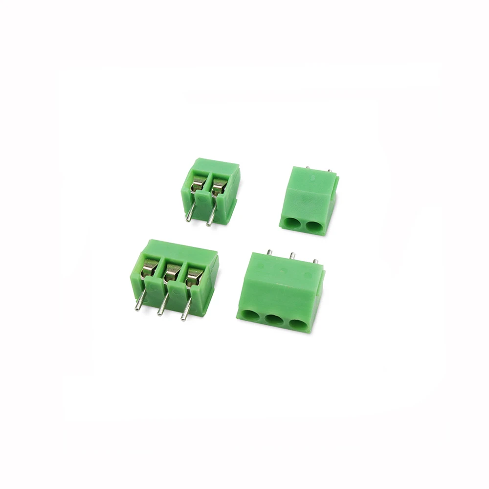 20 peças KF350-3.5 3.5mm passo 2/3 pinos emendáveis plug-in pcb conector do bloco terminal de parafuso kf350 300v 10a para cabo 24-18 awg