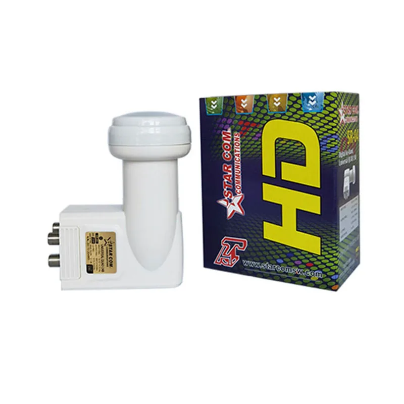 Four output ku band lnbf 9.75 or 10.6Ghz Super High Gain Lnb KU Band Factor price made in China use with offest dish antenna