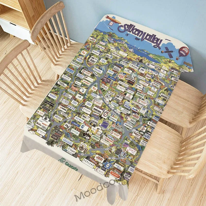 Funny Old Vintage Map City London Paris NewYork World Wonder Maps Home Decorative Tablecloth Waterproof Desk Cover Wall Tapestry