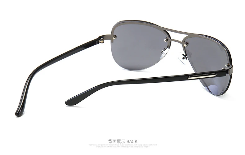 Modische Herren-Sonnenbrille im Vintage-Stil aus Metall, klassische Marken-Sonnenbrille mit beschichteten Gläsern, Fahrbrille für Männer/Frauen – Detail 3