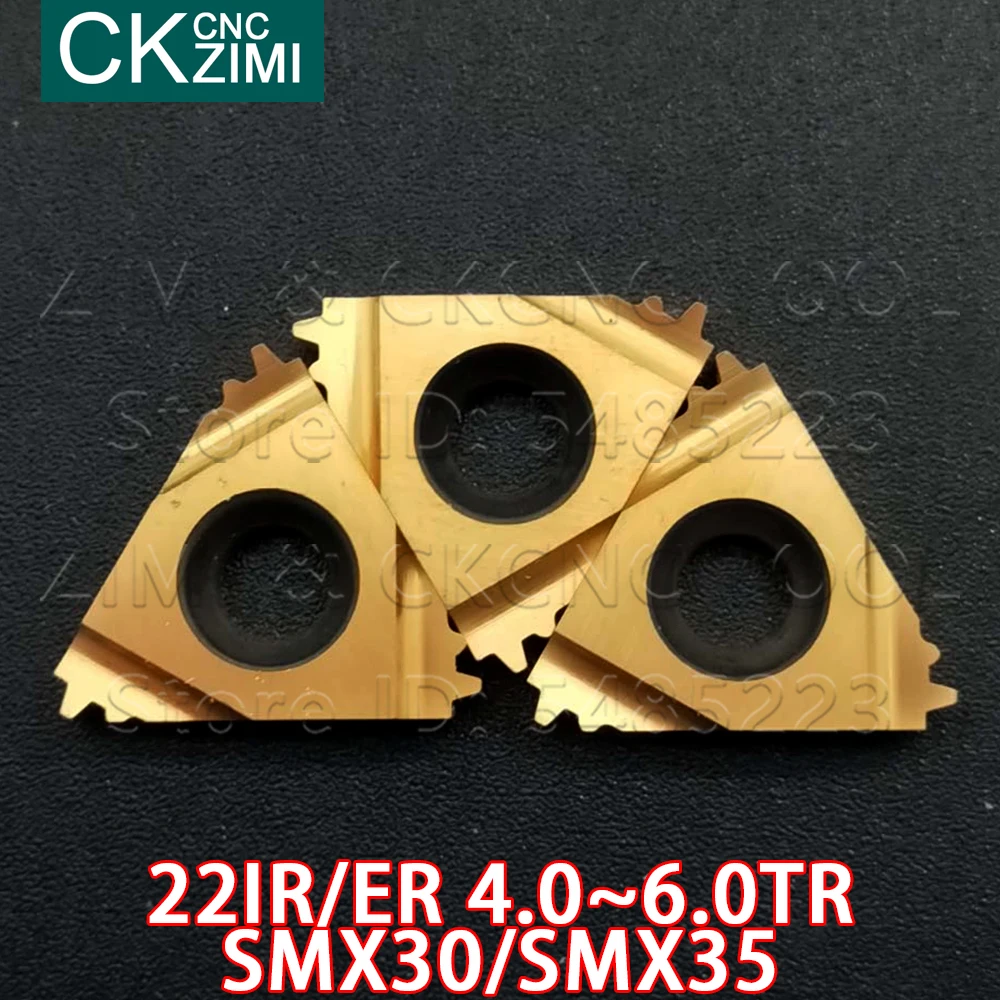 22IR 22ER 4.0TR 5.0TR 6.0TR SMX30 SMX35 Nội Bộ Ren Ngoài Dụng Cụ Xoay Tiện Dụng Cụ Cắt CNC Carbide Arbide Lắp Thép Không Gỉ