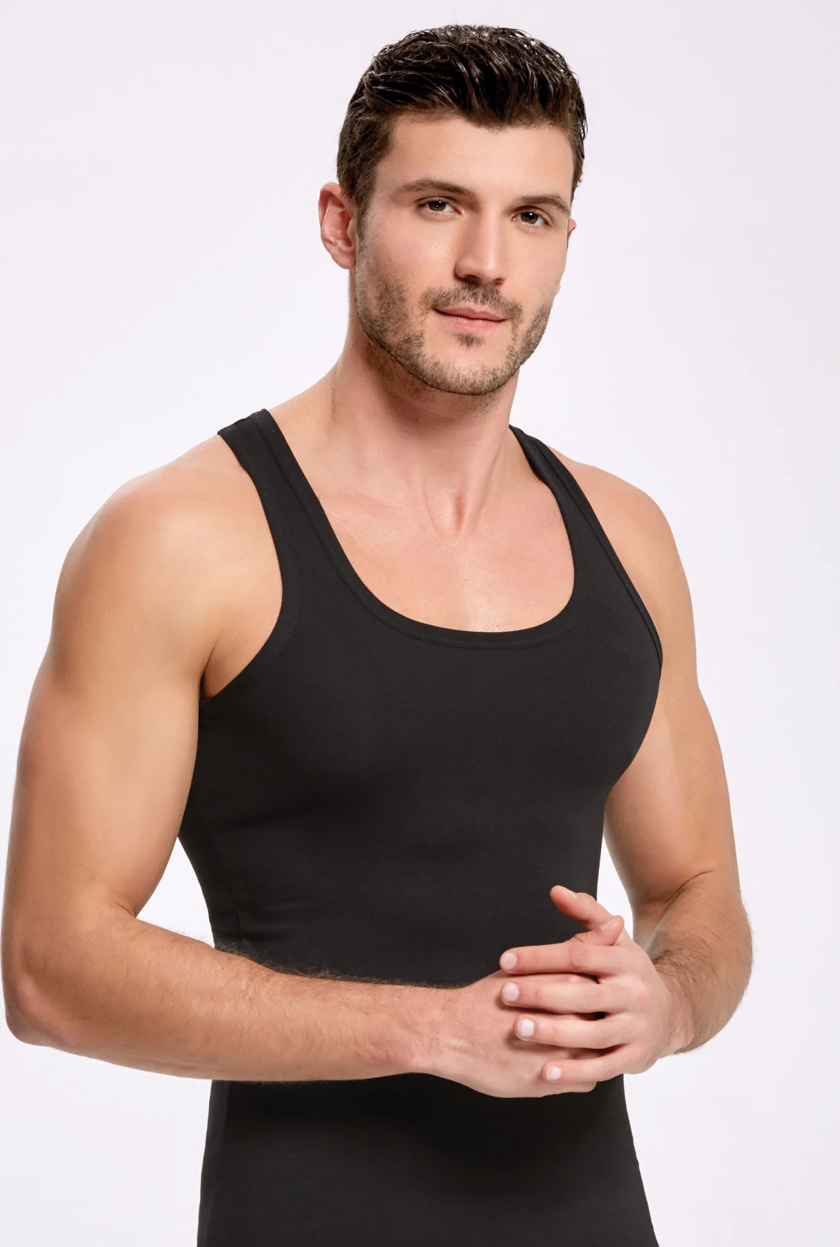 ILKE 1615 Lycra Sportsman Male Undershirt 10 PCs