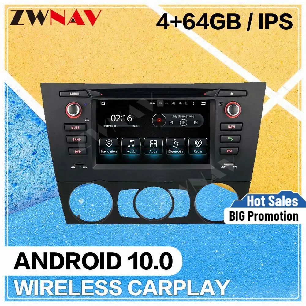 Car Multimedia Player Android 10.0 screen For BMW E90 E9 3 Series 2005 2006-2019 gps navi dvd audio radio auto stereo head unit