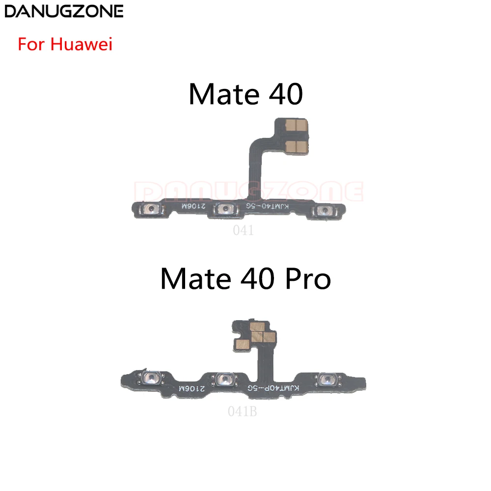 Power Button Switch Volume Button Mute On / Off Flex Cable For Huawei Mate 40 Pro