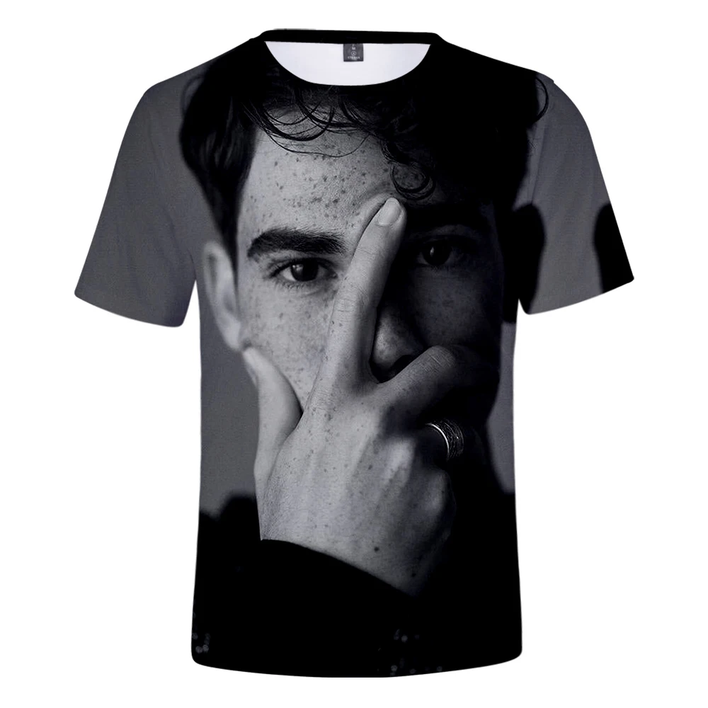 Popular Singer Cameron Boyce Printed 3D T-shirt Men/Women Fashion Harajuku Style T Shirts Salute Cameron Boyce Short T Shirts