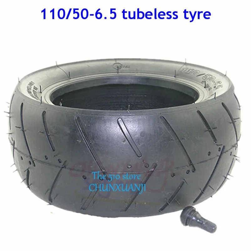 11 Inch Mini Bike Tires 110/50/6.5 or 90/65/6.5 Front Rear Tire Tubeless Tyres for 47cc 49cc  Dirt  Scooter  Moto